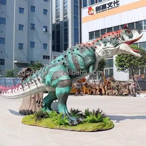 โมเดลไดโนเสาร์คาร์โนทอรัส ซาสเตร แบบปรับแต่งได้ พร้อมเอฟเฟกต์เสียงขากรรไกรที่ขยับได้ สำหรับสวนสนุกในร่ม จัดแสดงธีมจูราสสิค - Product Image 2