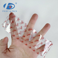 Film rétractable en PVC rouge personnalisé avec logo pour bouchon de bouteille, bande thermorétractable en plastique