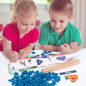 Tarjetas de memoria cognitivas del alfabeto para niños, juego de escritura de madera - Product Image 6