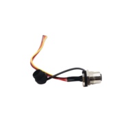Conector de Montaje en Panel Personalizado a Prueba de Agua M12 IP67 IP68 de 5 y 8 Pines con Código A y Arnés de Cableado