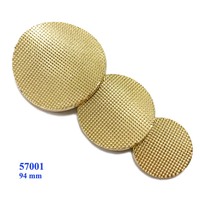 Boucles Métalliques Rondes pour Chaussures, Accessoires de Chaîne pour Sandales, Boucles Métalliques pour Chaussures 94 MM