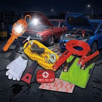 Kit de sécurité automobile, kit d'outils d'urgence pour voiture, solution routière