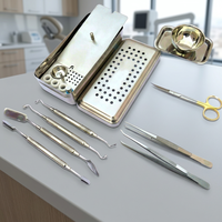 Ensemble d'instruments de chirurgie orale en acier inoxydable manuel, kit chirurgical d'implant dentaire, équipement professionnel pour dentistes Kaneka KE-D1 CE