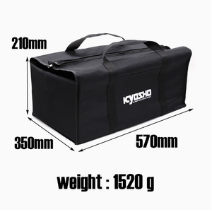 Sac de rangement pour pièces de <span class=keywords><strong>voiture</strong></span> RC <span class=keywords><strong>1</strong></span>/10 <span class=keywords><strong>1</strong></span>/8, sac de transport pour modèles de voitures de drift, rock crawlers, camions, TRX4 SCX10 HSP 94188, buggy d'escalade, jouets et accessoires - Product Image 3