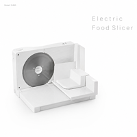 Trancheuse Électrique Pliable 100W pour Viande, Pain et Fromage avec Service OEM pour Importateurs et Détaillants