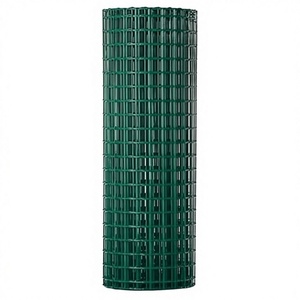 Malla de Alambre Soldada Recubierta de PVC de 1/4'' Directo de Fábrica, Cuadrada, Verde, Resistente a la Corrosión, para Jaulas de Pájaros/Conejos/Perros Pequeños - Product Image 1