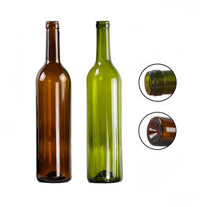 Bouteilles en verre Bordeaux transparentes/ambre/noires de 375 ml, 500 ml, col long, portables, givrées, pour vin <span class=keywords><strong>glacé</strong></span>, 750 ml et vodka - Product Image 6