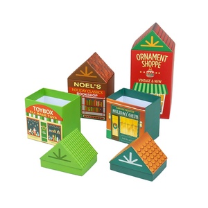 Factory Custom House and hexagon Shaped Large Gift Packaging Box with Logo Special shaped box Cardboard Empty Jewelry Boxes