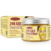 2022 Amazon 24 Karat Gold Kollagen Gesichts maske Kristall weiblich MUD OEM ODM Private Label Service Haut aufhellung Gesichts maske