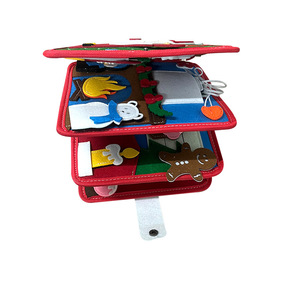 Giocattoli Montessori all'Ingrosso, Libro delle Attività Educativo a Tema Natalizio con <span class=keywords><strong>Babbo</strong></span> Natale, Regali per Bambini e Bambine - Product Image 4