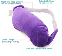 Masque pour les yeux au micro-ondes, thérapie chaude, perles d'argile pondérées à la chaleur, masque pour le sommeil
