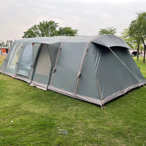 <strong>3</strong> <strong>Bedrooms</strong> 2 Living Rooms Luxury Camping <strong>Tent</strong> 10-12 Person Large Space Family Air Camping <strong>Tent</strong> Waterproof Inflatable <strong>Tent</strong> - Product Image 1