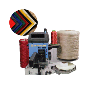 Máquina de Coser Overlock Profesional de Alta Velocidad para Bordes de Alfombras con Puntada de Cadena, Construcción de Hierro y Alimentación Automática - Product Image 1