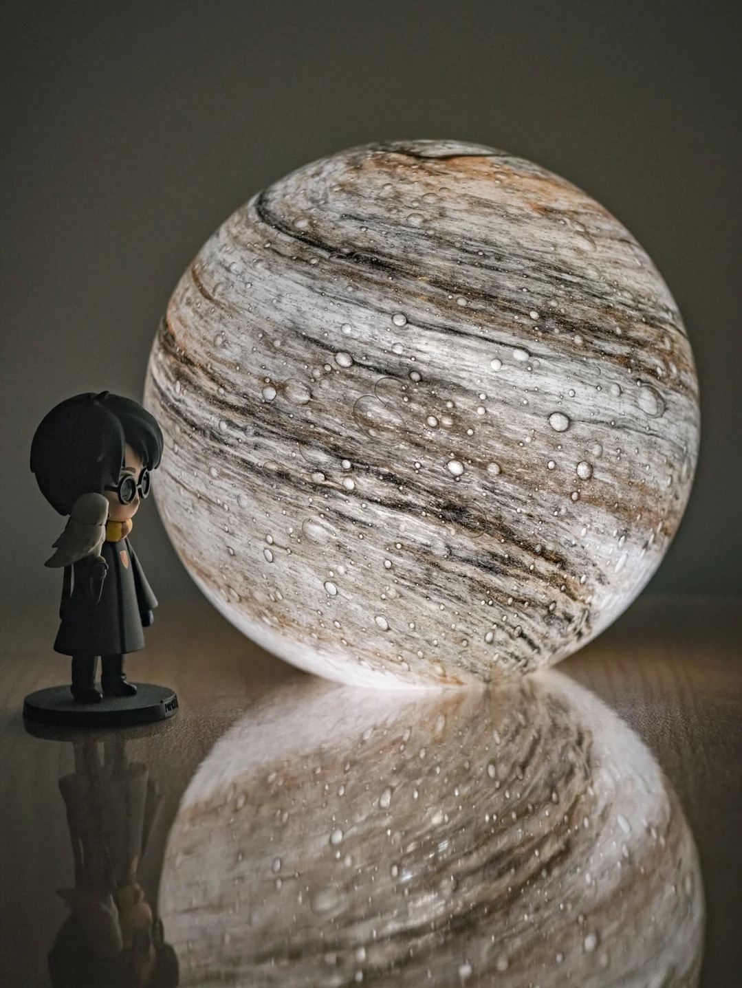 120mm earth-like planet-orange and black