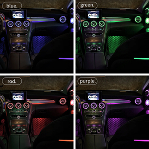 Accessoires d'intérieur de voiture Siège du copilote Console centrale Décoration Panneau intérieur pour <span class=keywords><strong>Mercedes</strong></span>-Benz <span class=keywords><strong>Classe</strong></span> <span class=keywords><strong>C</strong></span>/GLC <span class=keywords><strong>W205</strong></span>/X253 - Product Image 5