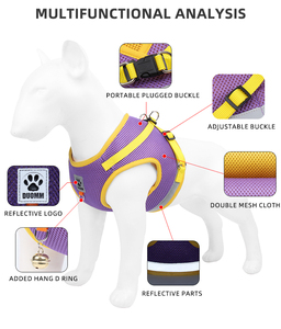 Verstellbare Reflektierende Hundeweste mit Zusätzlichem D-Ring für Teddy und Pomeranian, Geringe Mindestbestellmenge, für Täglichen Outdoor-Gebrauch - Product Image 5