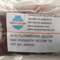 Jaune Acide 73 CAS 518-47-8 Fluoresceïne Sodium / Uranine pour la teinture de la laine, de la soie et comme colorant pour détergents