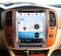 12,1-Zoll Tesla-Style Vertikaler Bildschirm Autoradio-Navigationssystem für Lexus LX470 2004-2007 Toyota Land Cruiser LC100 Android-Radio