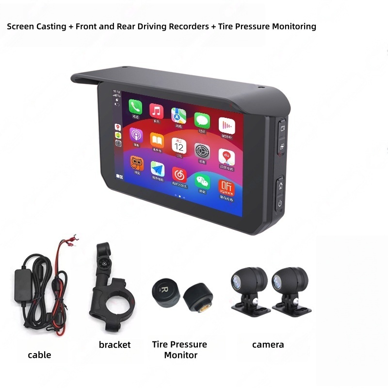 Wireless Projector + Front Rear Recorder + Tire Pressure Monitor