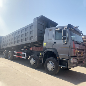 Promotion : Camion benne Howo 400 ch 8x4 à boîte manuelle, nouveau modèle Sinotruk, prix bas, sièges inclinables, moteur diesel, conduite à gauche, Weichai Euro 2 - Product Image 4
