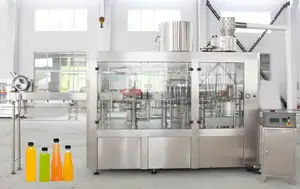 NAVAN Customized Apple Juice And Orange Juice 3-in-1 Fully Automatic Bottled Beverage Filling Machine