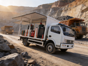 Camion de service d'entretien poids <span class=keywords><strong>lourd</strong></span> diesel 6x4 neuf de marque premium avec fonctionnalités améliorées pour les travaux de construction et l'exploitation minière - Product Image 4