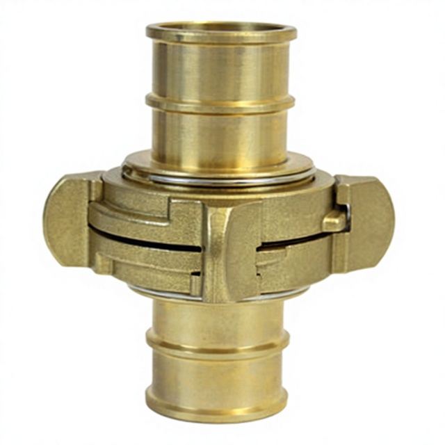 Brass Fire Hose Coupling Nakajima/Storz Type Fire Hydrant Quick Connector High Pressure Resistant Flexible Fire Protection