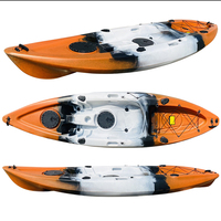 Kayak en plastique portable canoë chariot pêche KayakSit gonflable avec chariot à accessoires