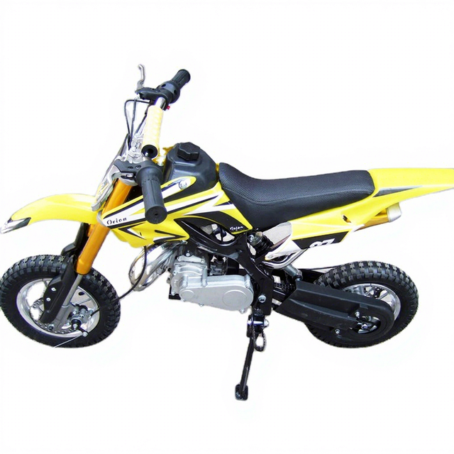 Mini Petrol Pit Bike Dirt Bike 49cc 2 Stroke Air-cooled Engine Disc Brakes Pull Star/E-start CE Certified 40-60km/h