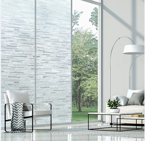 Vente chaude Non-Colle Verre Belle Conception Moderne Givré Fenêtre Statique Cling PVC Film Ménage Maison Teinte Décorative - Product Image 1