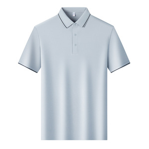 Chemise polo à manches courtes pour homme, t-shirt décontracté à séchage rapide pour l'été, t-shirt sans couture pour homme - Product Image 6