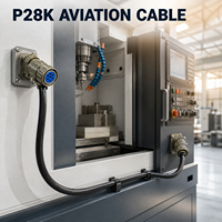 Câble de connecteur aéronautique P28K3Q à P28K4Q, câble d'alimentation RVV 4 conducteurs 3x2,5 1x1,5 mm² pour équipement industriel 600V