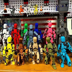 Robot de cambio de forma móvil multiarticulado 2,0 maniquí impreso en 3D modelo de acción ficticia muñeca juguete chico regalo - Product Image 3