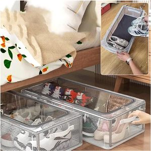 Caja de Almacenamiento Transparente para Zapatos, Caja Organizadora Plegable para Exhibición de Zapatos, Contenedores de Almacenamiento Debajo de la Cama, Precio de Fábrica - Product Image 3