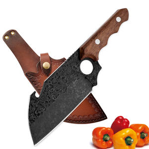 Couperet à désosser en métal forgé en acier inoxydable <span class=keywords><strong>Chef</strong></span> viande couteau de <span class=keywords><strong>boucher</strong></span> ouvre-bouteille conception cuisine abattage pour barbecue en plein air - Product Image 3