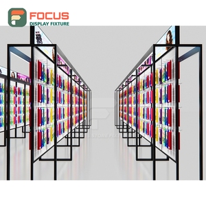 Présentoir autoportant pour extensions capillaires, étagère multi-niveaux, cadre en bois durable, unité de présentation pour magasin de perruques - Product Image 6