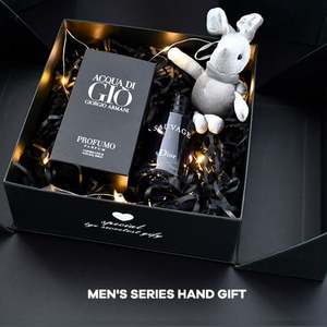 Birthday Men's <b>Black</b> Eco-Friendly Rigid Grey Board Oblong Heart-Shaped Lid Double Case <b>Box</b> <b>Gift</b> & Craft - Product Image 5