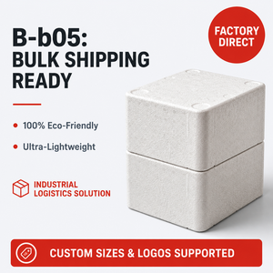 RG EPS Foam <strong>Box</strong> B-b05 Expanded <strong>Polystyrene</strong> 12-Bottle Beer Wine Shipper Styrofoam Divider Impact Resistant Environmentally - Product Image 3