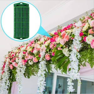 Marco Cuadrado de Plástico para Coronas, Espuma Floral Artificial con Ventosas para Arreglos Florales en Bodas, Fiestas y Decoración de Autos - Product Image 3