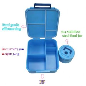 Wholesale 304 Stainless Steel Meal Prep Bowl Cute Japanese Bento <b>Lunch</b> Box for Kids with Heatable Feature and Plastic Lid - Product Image 4