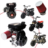HIAORS-Kit de filtre à air de carburateur pour Monster Mega Moto Coleman RB100 Motovox Baja DB30 Kids Mini Bike Go Kart 80cc Lifan Engine