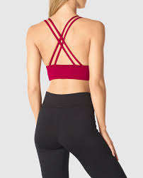 Sujetador deportivo de alto impacto acolchado con cremallera para mujer - Product Image 3