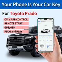 Sistema de Arranque Remoto sin Llave CARQSENG 9900 con Control de Encendido y Control del Vehículo por Aplicación Móvil, Alcance de 100m-200m para Toyota Land Cruiser