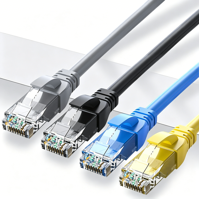 Factory Wholesale CAT5 Gigabit UTP Patch Cord Industrial Ethernet Cable for Equipment & Monitoring
