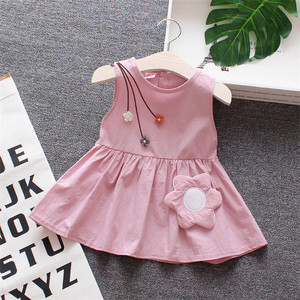 Vestido Casual de Algodón Suave sin Mangas para Bebés Niñas, Ropa de Verano para Niñas Pequeñas con Diseño Floral - Product Image 2