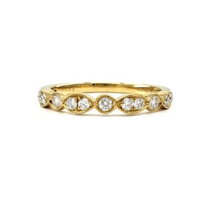 Bague de fiançailles en or jaune 18 carats avec diamant naturel, qualité supérieure, vente directe d'usine en Chine, cadeau de fête - Product Image 1