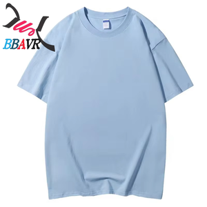 T-shirts pour hommes en jersey de coton 100% uni 230 g/m², col rond, t-shirts en coton pour hommes, été - Product Image 4
