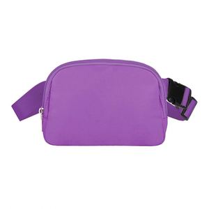 Sac banane pour homme avec logo personnalisé, en nylon imperméable, sac de ceinture pour la course à pied avec sangle réglable - Product Image 6
