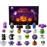 Nouveaux jouets boîte mystère fantômes d'Halloween transfrontaliers, jouets anti-stress souples en caoutchouc thermoplastique, cadeaux festifs, Zhejiang Large