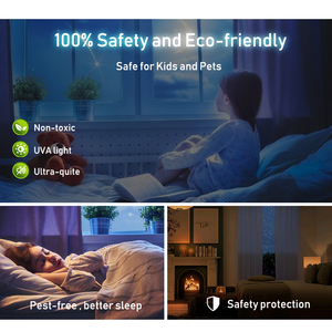 ODM OEM Tùy Chỉnh Thay Đổi Độ Sáng Trong Nhà Nhà Ánh Sáng Ban Đêm Bẫy Lỗi Kiểm Soát Dịch hại 2Watt Muỗi Ánh Sáng - Product Image 5